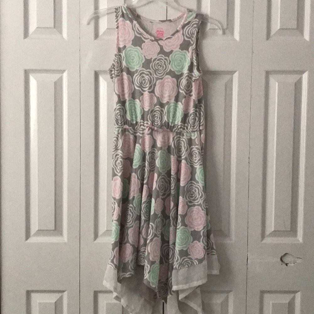 Flower pastel dress for girls